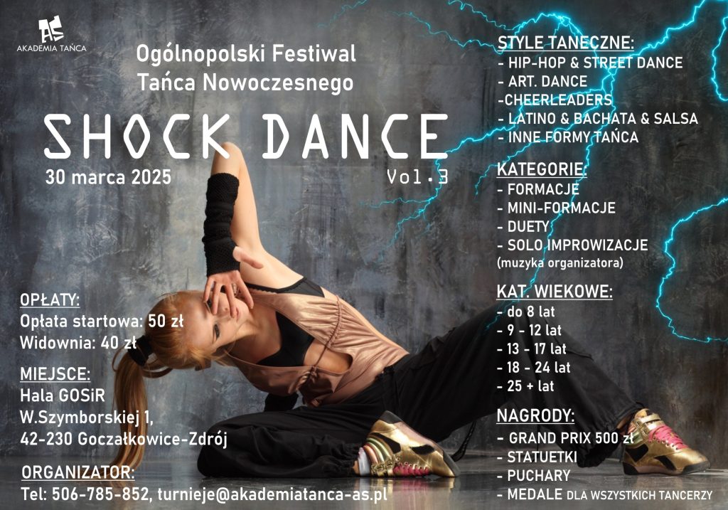 Shocking Ballet GOCZAŁKOWICE-ZDRÓJ 30.III.2025 – Shock Dance Festiwal